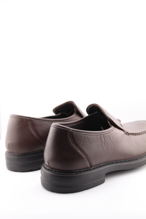 DFC Relax Men Leather Moccasin with Stitched Trim